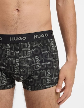 Set bóxer trunk Hugo de algodón para hombre 3 piezas