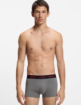 Set bóxer trunk Hugo de algodón para hombre 3 piezas