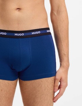 Set bóxer trunk Hugo de algodón para hombre 3 piezas