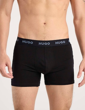 Set bóxer trunk Hugo de algodón para hombre 3 piezas