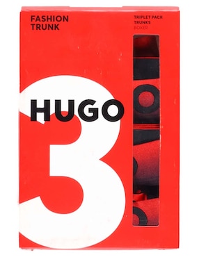 Bóxer trunk Hugo de algodón para hombre 3 piezas
