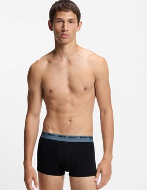 Set bóxer trunk Hugo de algodón para hombre 5 piezas