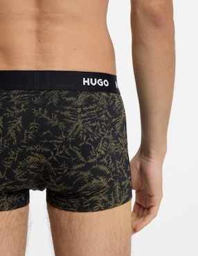 Set bóxer trunk Hugo de algodón para hombre 3 piezas
