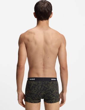 Set bóxer trunk Hugo de algodón para hombre 3 piezas
