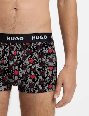 Set bóxer trunk Hugo de algodón para hombre 3 piezas