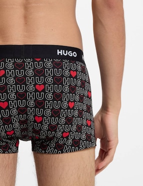 Set bóxer trunk Hugo de algodón para hombre 3 piezas