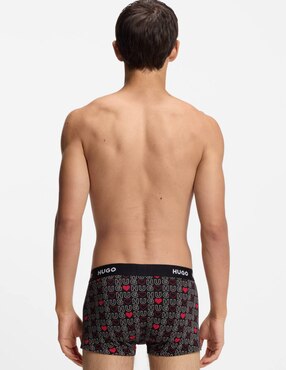 Set bóxer trunk Hugo de algodón para hombre 3 piezas