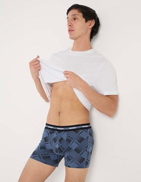 Bóxer trunk Hugo de algodón para hombre 3 piezas