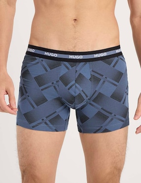Bóxer trunk Hugo de algodón para hombre 3 piezas