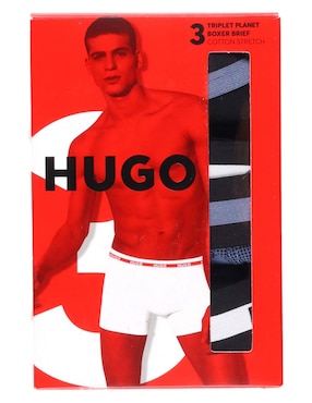 Bóxer trunk Hugo de algodón para hombre 3 piezas