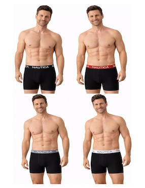 Set bóxer brief Nautica para hombre 4 piezas