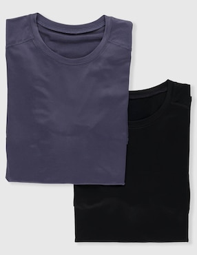 Set camiseta Hanes cuello redondo para hombre