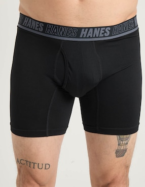 Set bóxer brief Hanes de algodón para hombre 2 piezas