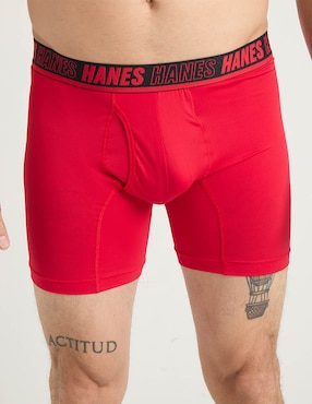 Set bóxer brief Hanes de algodón para hombre 2 piezas