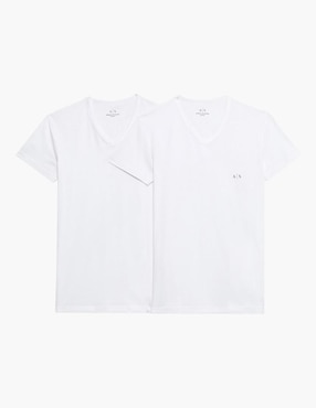 Set camiseta Armani Exchange cuello v para hombre
