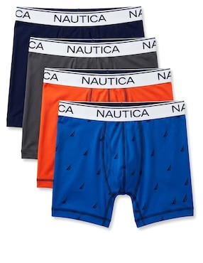 Set bóxer brief Nautica para hombre 4 piezas