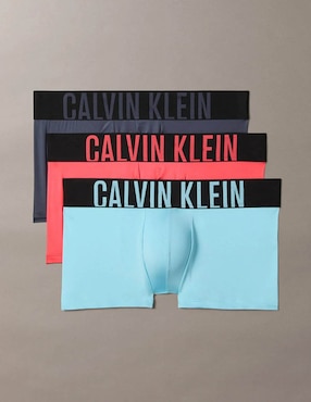 Set bóxer brief calvin klein para hombre 3 piezas