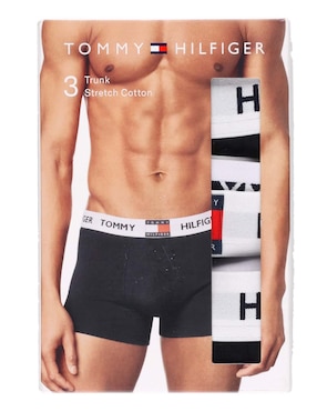 Bóxer trunk Tommy Hilfiger de algodón para hombre 3 piezas