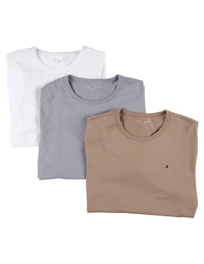 Set camiseta Tommy Hilfiger cuello redondo para hombre