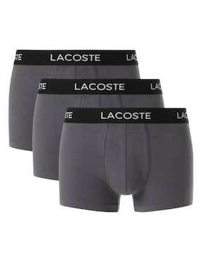 Bóxer brief Lacoste de algodón para hombre 3 piezas
