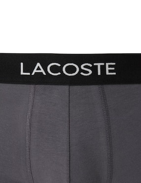 Bóxer brief Lacoste de algodón para hombre 3 piezas