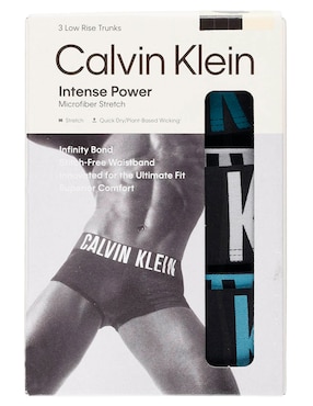 Set bóxer trunk Calvin Klein para hombre 3 piezas