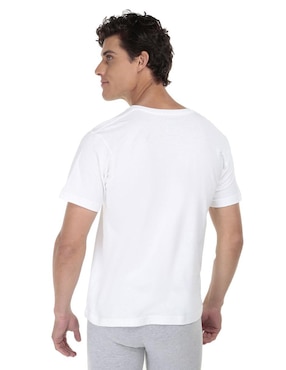 Camiseta Perry Ellis cuello V para hombre