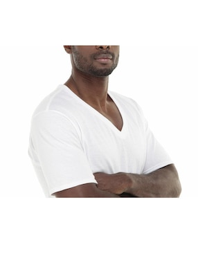 Set camiseta Rinbros cuello V para hombre
