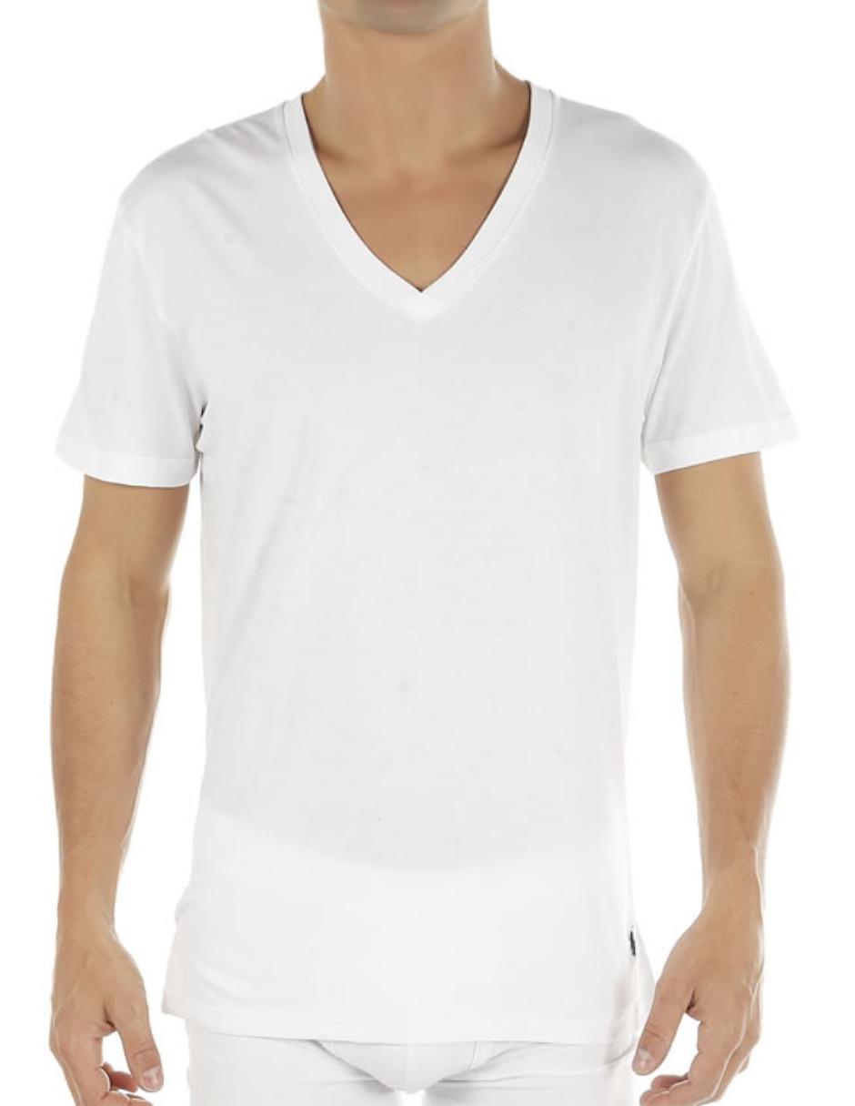 Set camiseta cuello V para hombre 2
