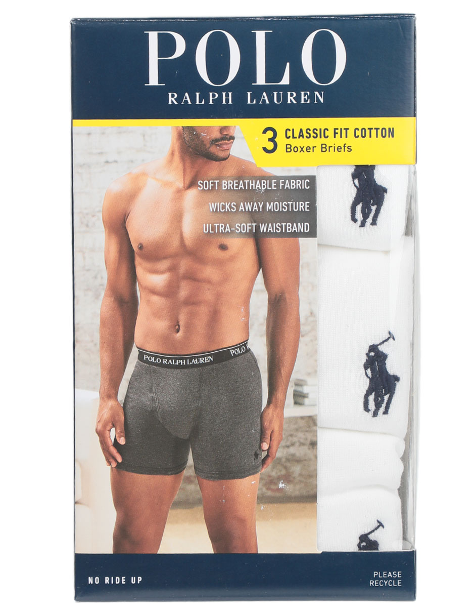 Set bóxer brief de algodón para hombre 3 piezas 6
