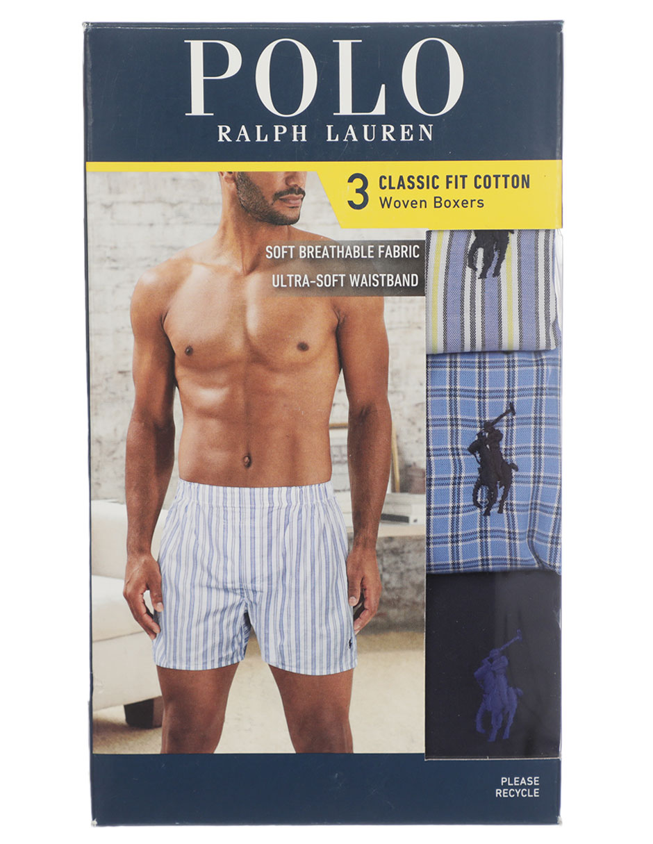 Set bóxer brief de algodón para hombre 3 piezas 6