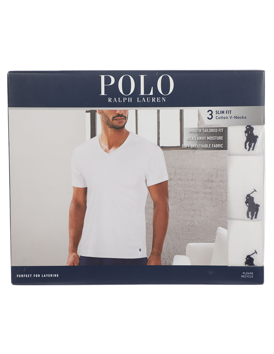 Set camiseta cuello V para hombre 6