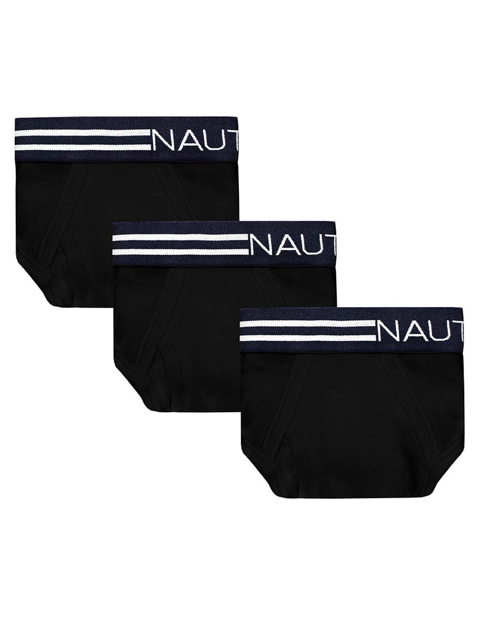 BOXER NAUTICA N60339 3 PZAS, G, NEGRO