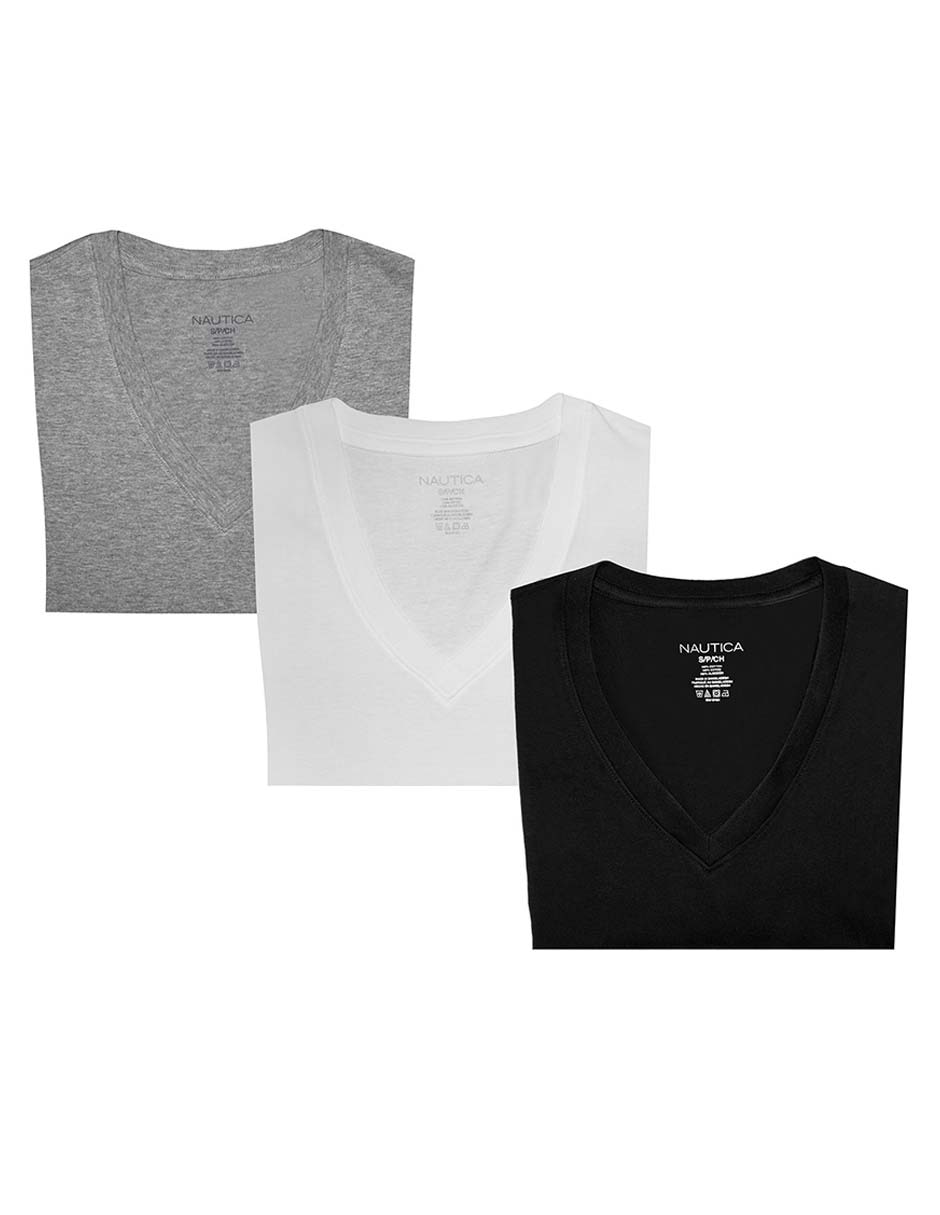 Camiseta cuello V para hombre 4