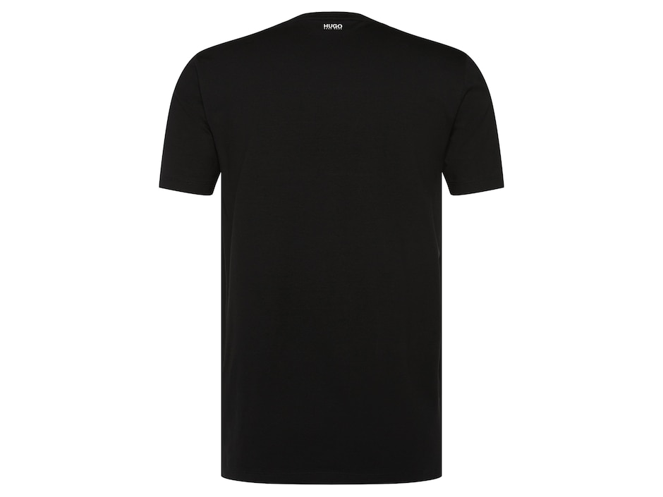 Set de playeras corte slim fit cuello redondo negra 3