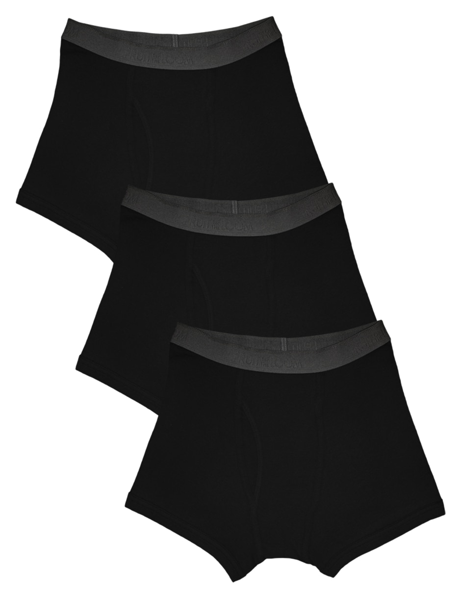 Set bóxer trunk de algodón para hombre 3 piezas 2