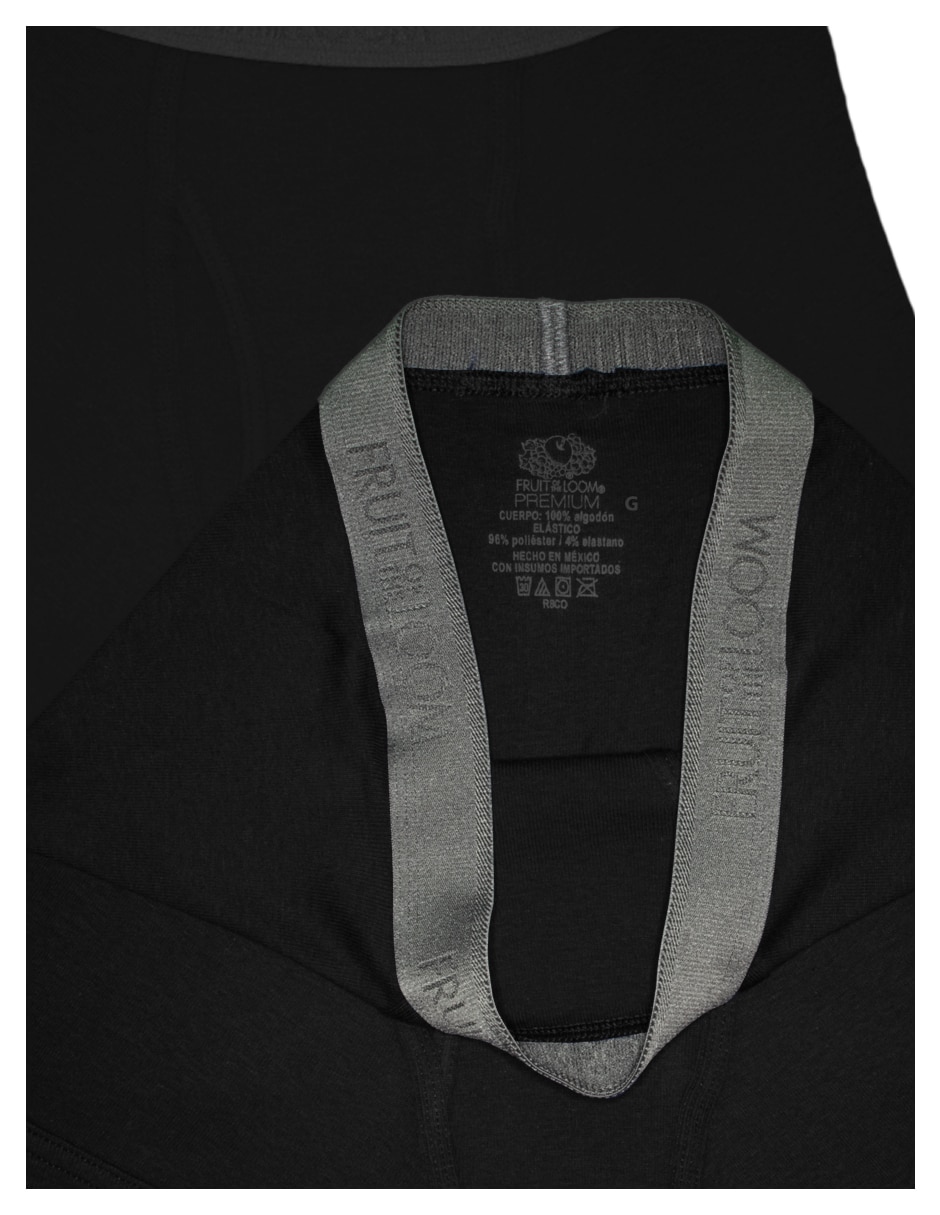 Set bóxer trunk de algodón para hombre 3 piezas 4