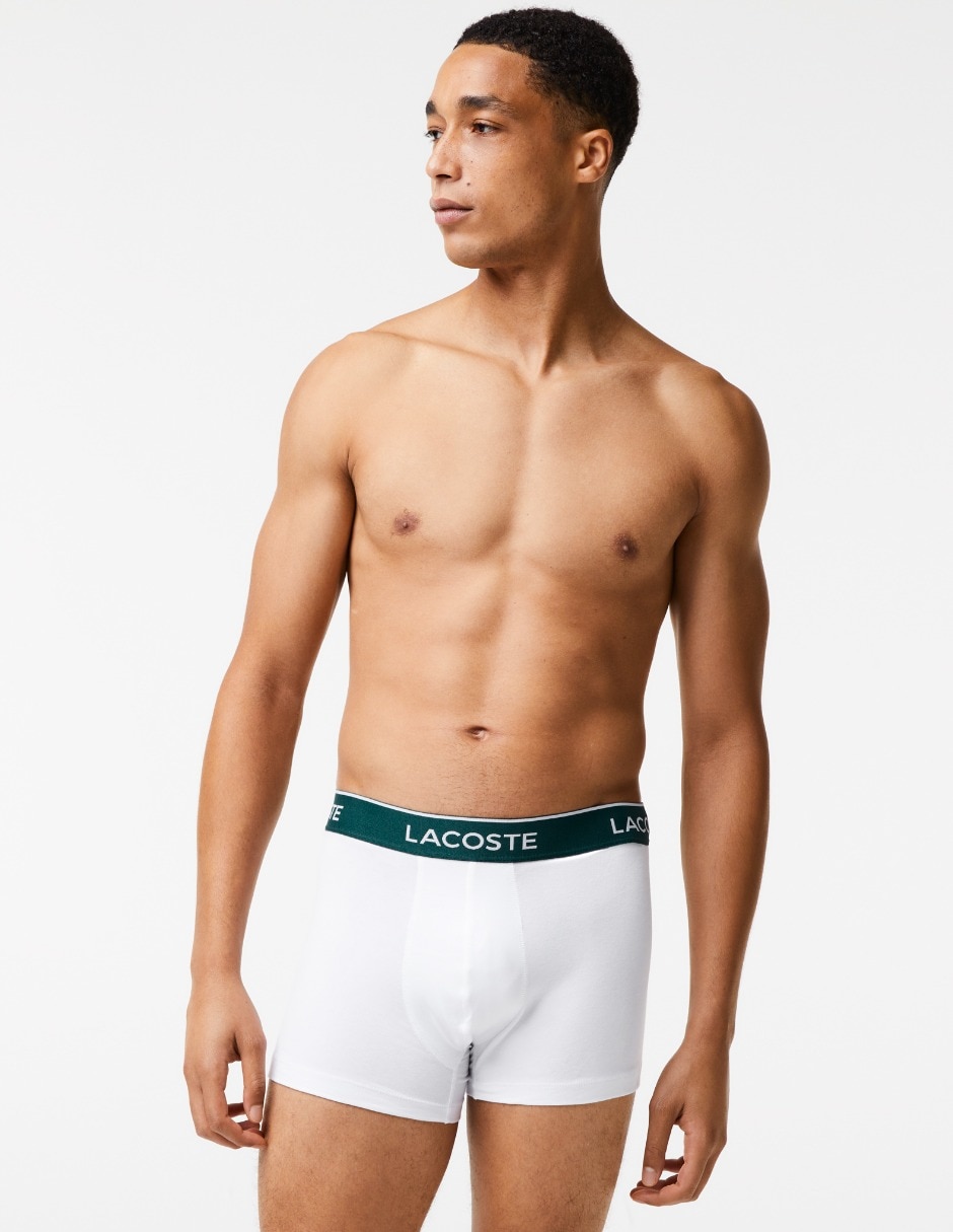 Set de b xer trunk Lacoste de algod n para hombre Liverpool