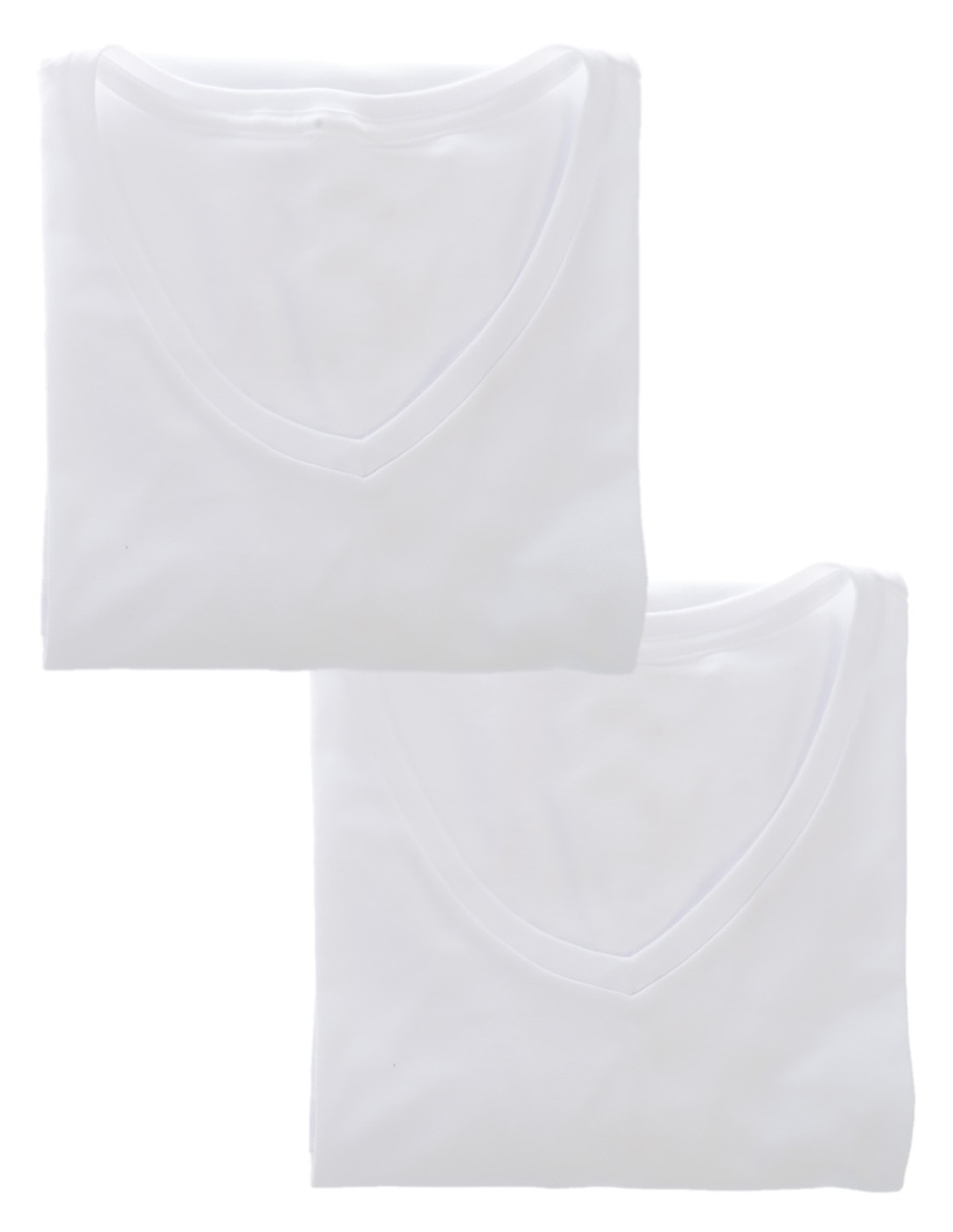 Set camiseta cuello V para hombre 5