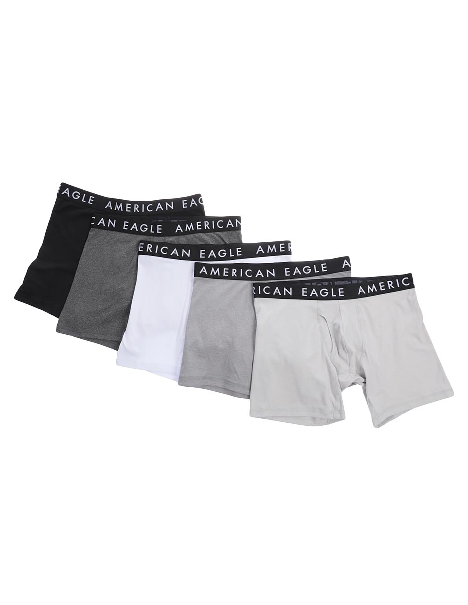 Set bóxer brief de algodón para hombre 5 piezas 5