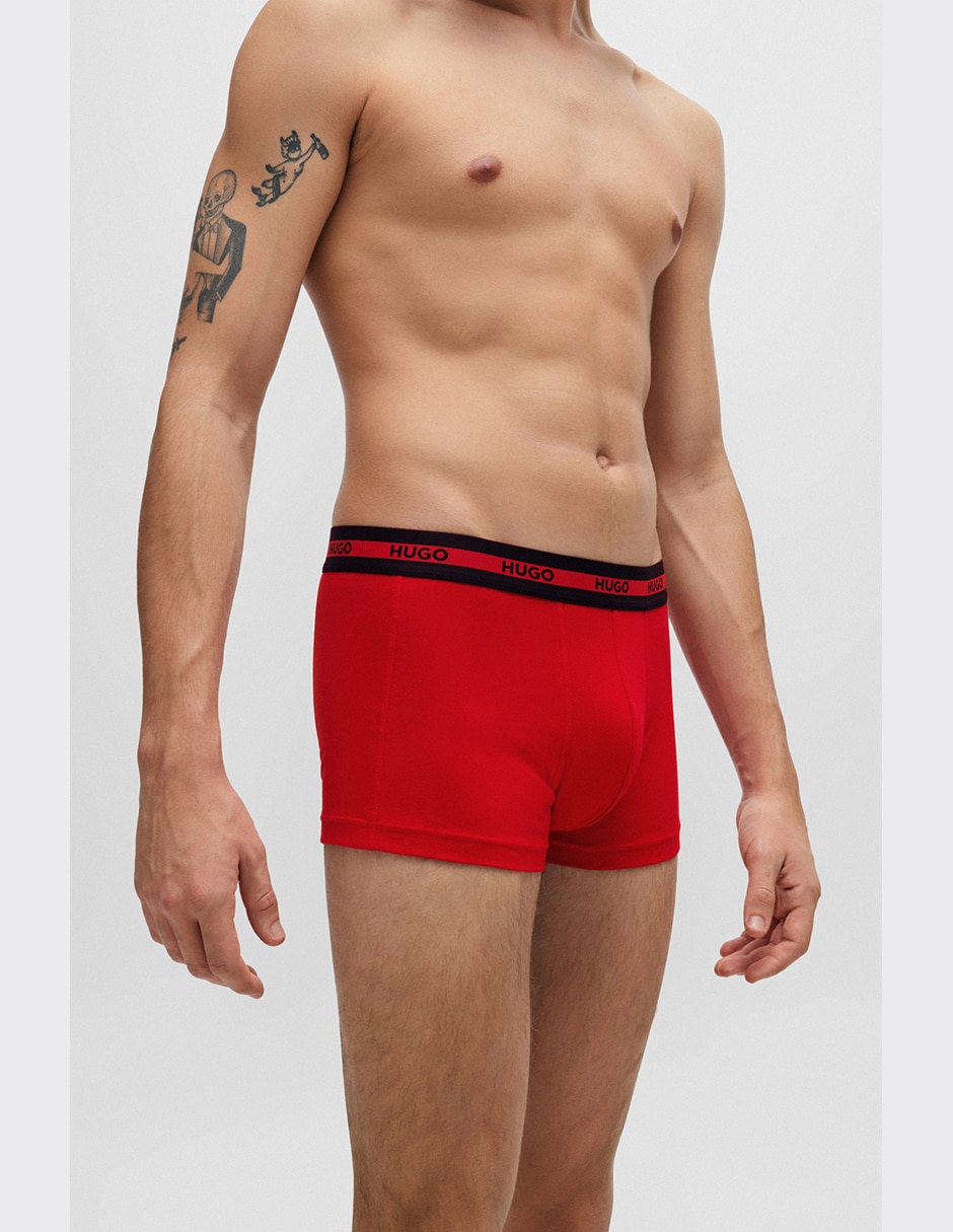 Set bóxer trunk de algodón para hombre 3 piezas 11