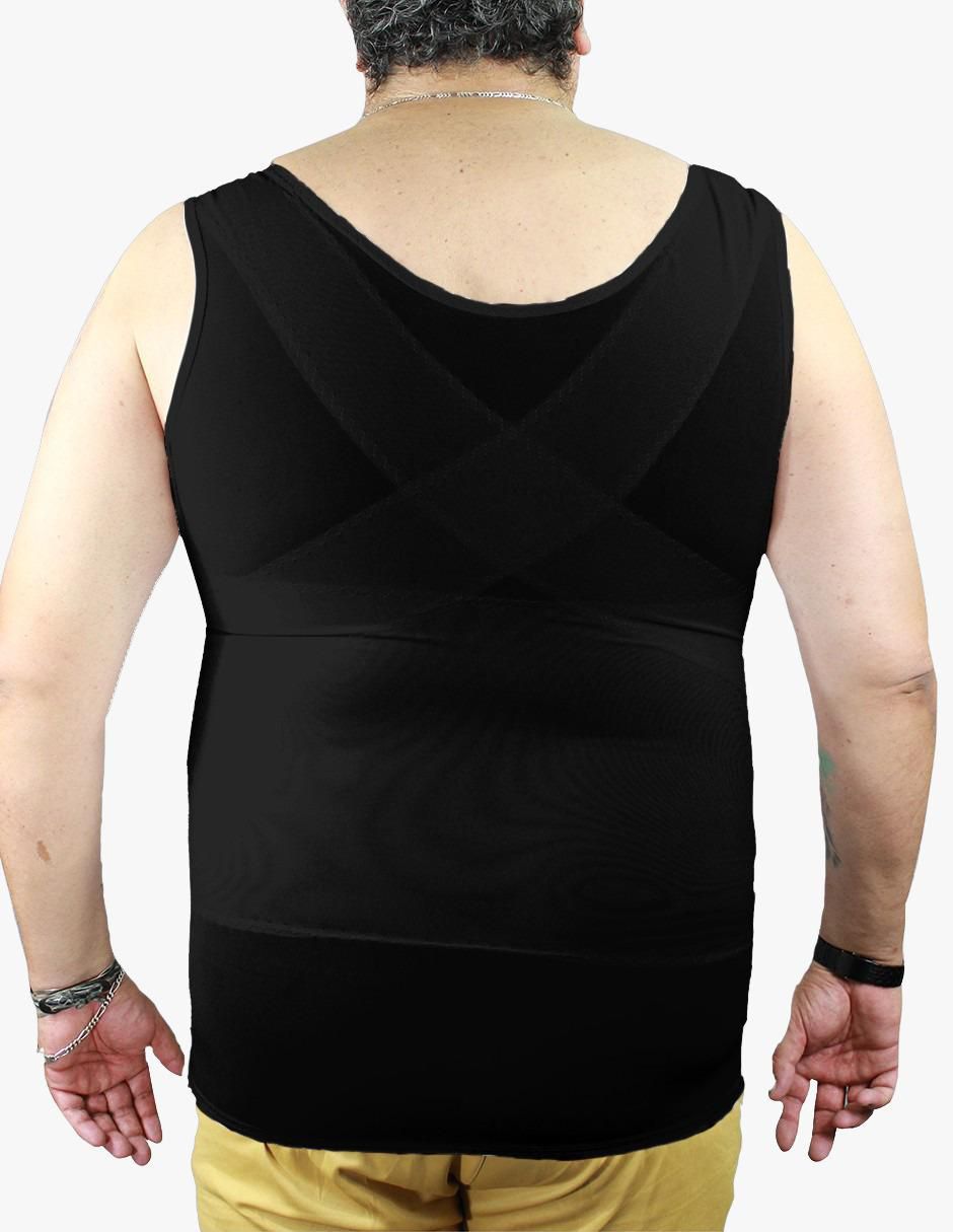 Camiseta tipo faja bodyadonay "con compresión" media "para" hombre
