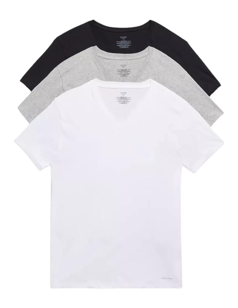Set camiseta cuello V para hombre 2