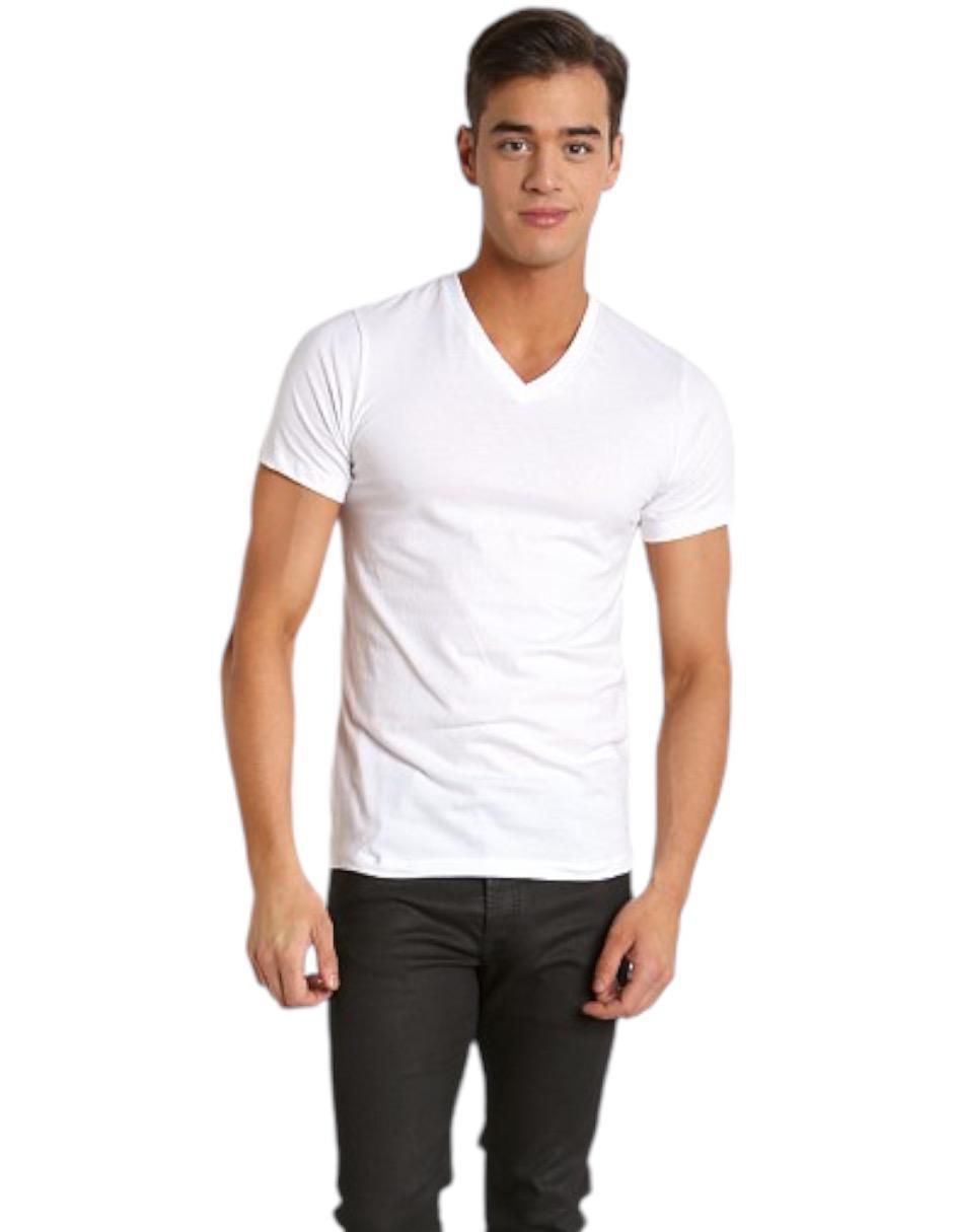 Set camiseta cuello V para hombre