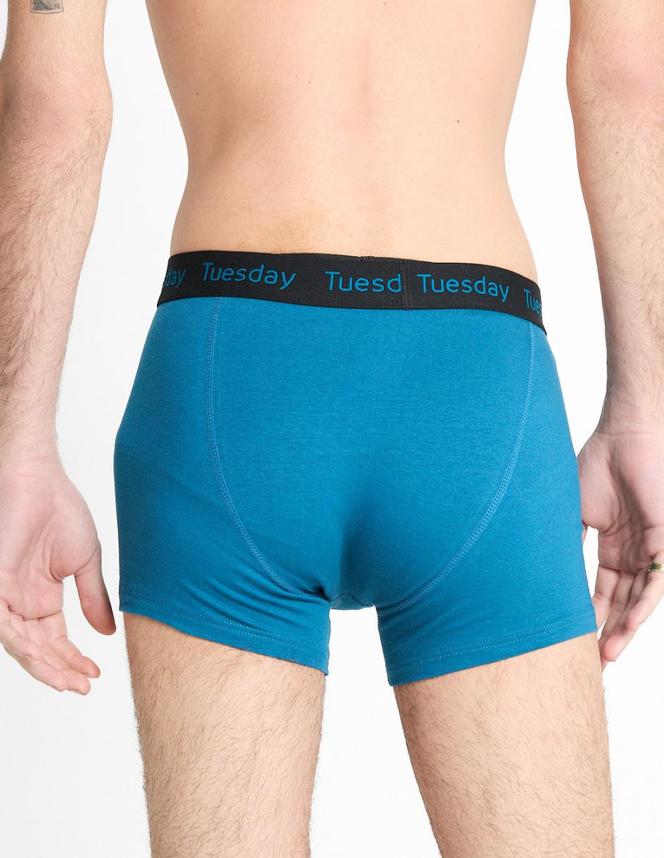 Set bóxer trunk de algodón para hombre 7 piezas 3