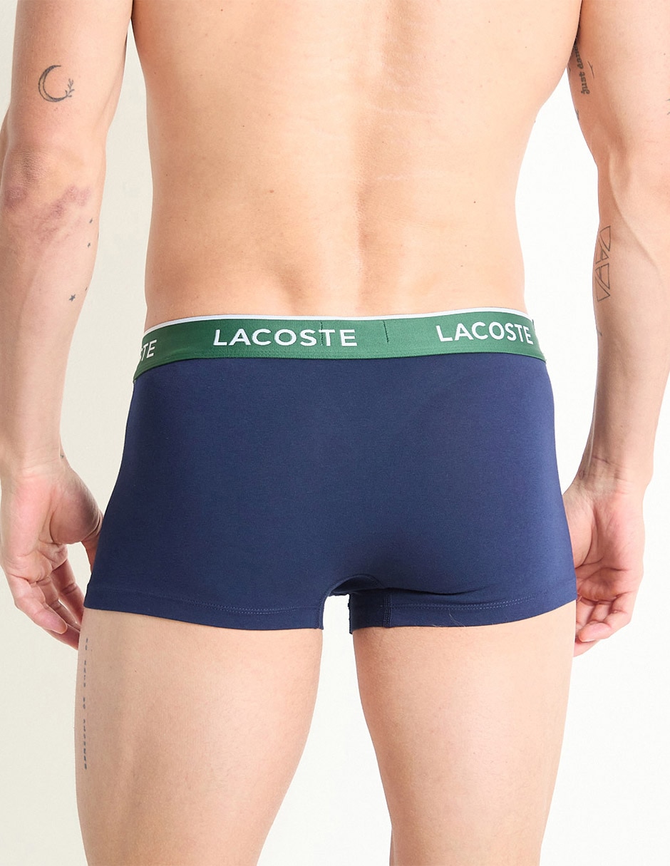 BOXER LACOSTE 19778948, CH, AZUL MEDIO