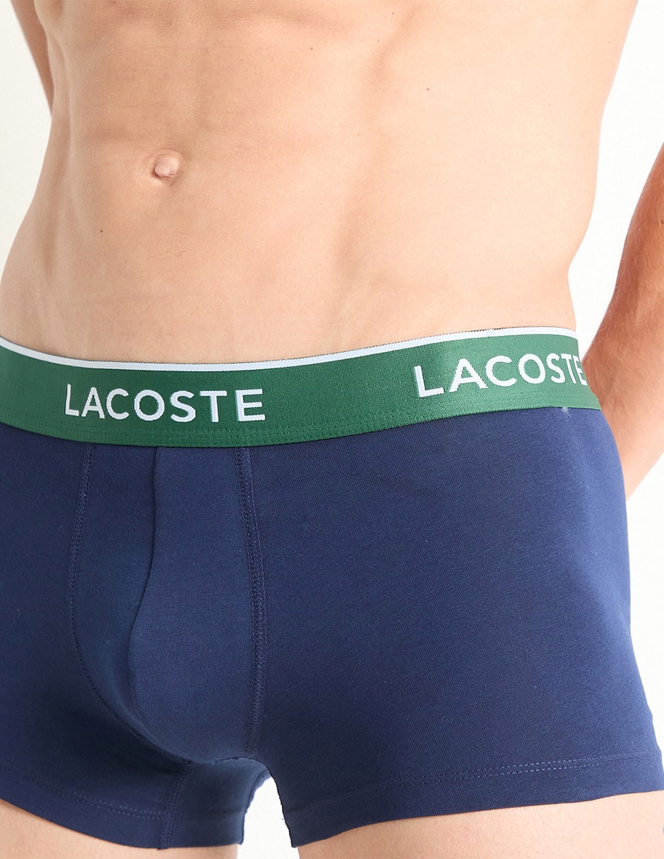 BOXER LACOSTE 19778948, CH, AZUL MEDIO