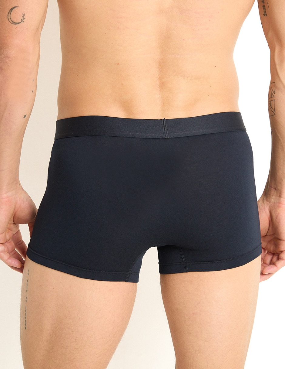 Set bóxer trunk de algodón para hombre 3 piezas 3