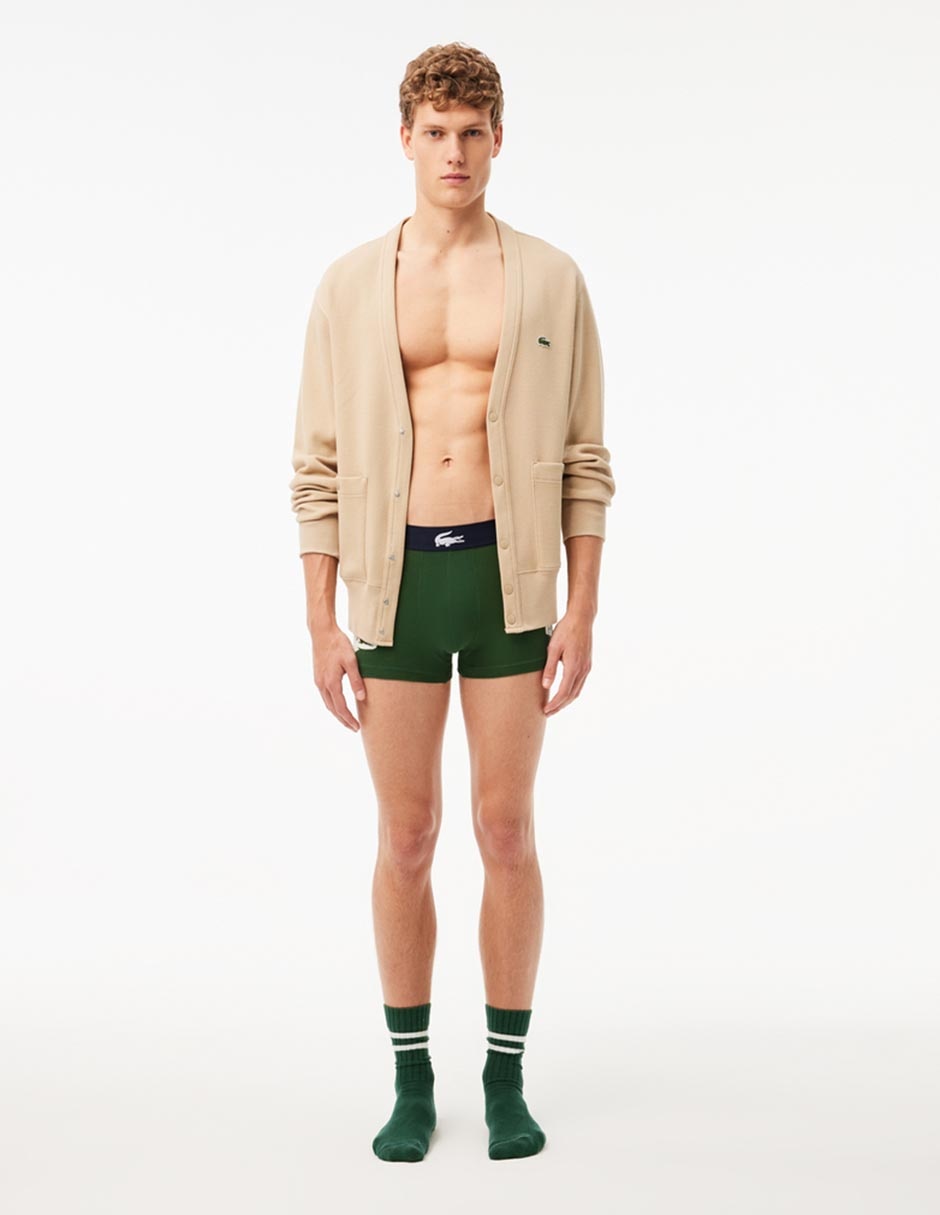 Bóxer trunk de algodón para hombre 3 piezas 9