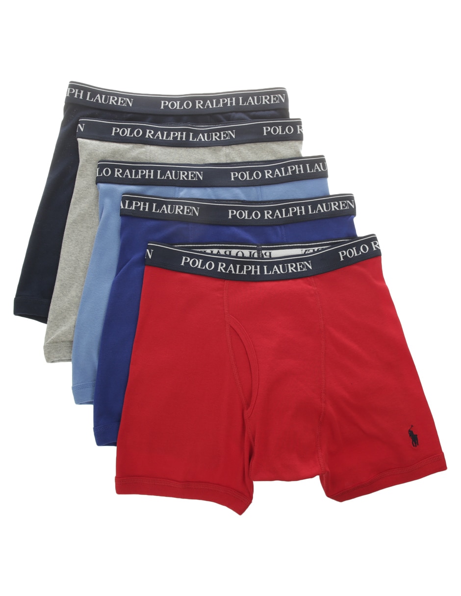 Set bóxer brief de algodón para hombre 5 piezas 6